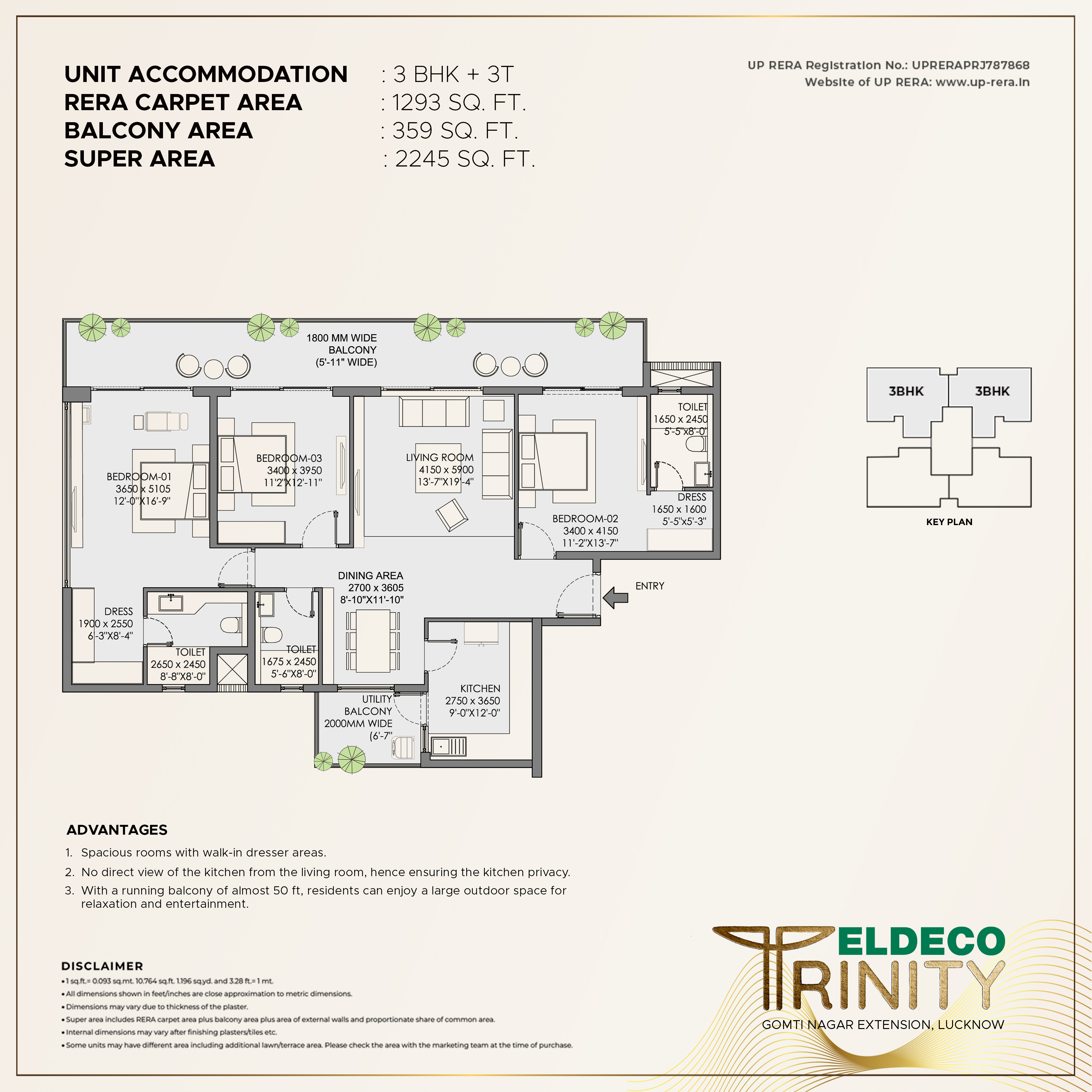 3 bhk 1293 sq ft 3 bhk 1293 sq ft